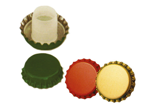 Tappi corona con bidule. Prezzo per Confezione.
