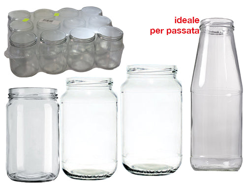 Vasi vetro in Confezione. Prezzo per Confezione.