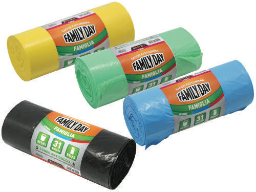 Buste pattumiera Brixo Family Day 55x65. Prezzo per Confezione.