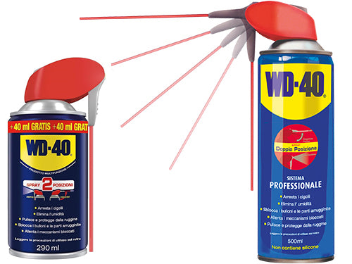 Sbloccanti WD-40 250 ml. - 500 ml. Prezzo per Pezzo.