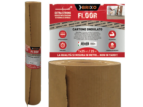 Cartone ondulato Brixo Floor. Prezzo per rotolo.