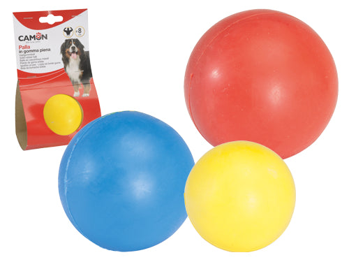 Giochi palla gomma per cani Camon. Prezzo per Pezzo.