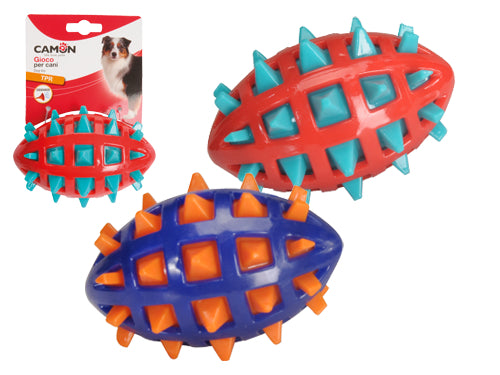 Giochi Palla Rugby TPR per cani Camon. Prezzo per Pezzo.