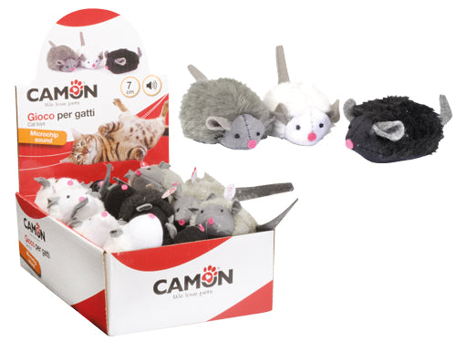 Topo sonori per gatti Camon Mix Color. Prezzo per Pezzo.