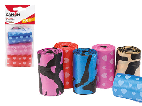 Sacchetti per cani Mix Color Camon. Prezzo per blister.