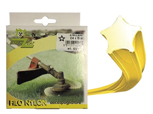 Fili nylon Star per decespugliatori. Prezzo per rotolo.