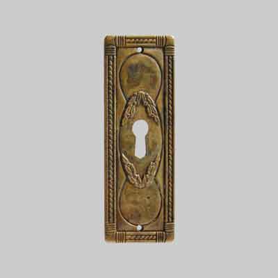 BOCCHETTA PER MOBILI '5038/A6' VR mm 34x96 - Patinato antico. Prezzo per Pezzo.