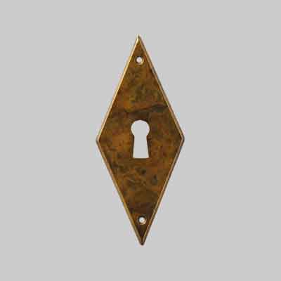 BOCCHETTA PER MOBILI '8044/8039' VR mm 28x55 - Patinato antico. Prezzo per Pezzo.