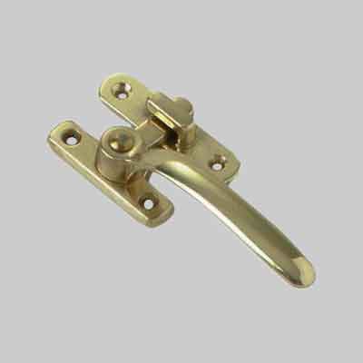 MANIGLIA DA BLOCCO Dx - Ottone lucido. Prezzo per Pezzo.