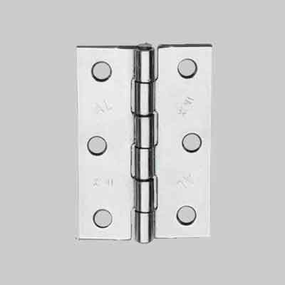 CERNIERA INOX MEZZE LARGHE PESANTI mm 50x40. Prezzo per Pezzo.