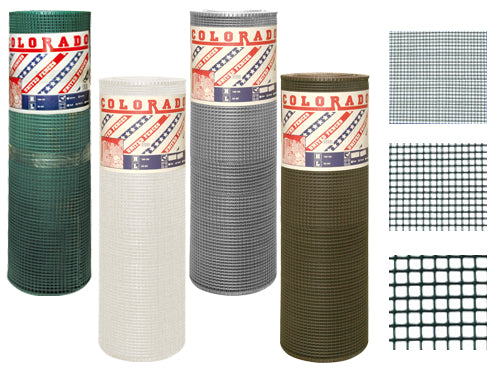 Reti PVC Colorado. Prezzo per rotolo.