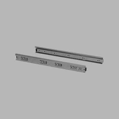 GUIDE PER CASSETTI A ESTRAZIONE TOTALE CON CHIUSURA SOFT cm 50. Prezzo per Coppia.