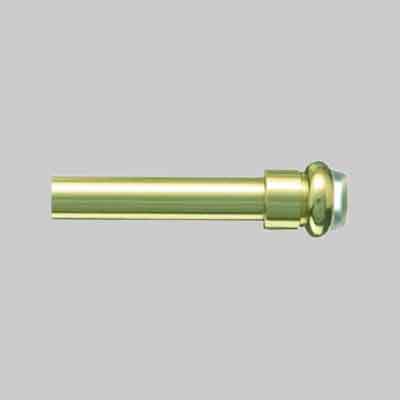 BACCHETTA PER TENDE ESTENSIBILE UNIVERSALE cm 63/110 - Oro - confezione 2 pezzi. Prezzo per Coppia.