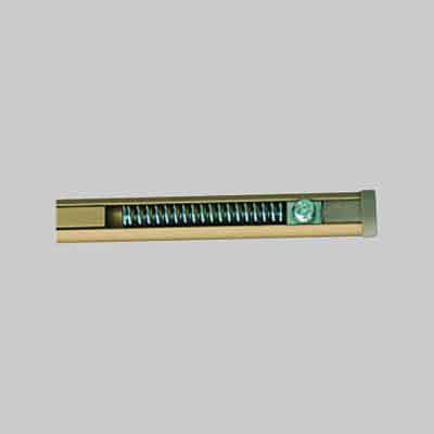 BACCHETTA PER TENDE PRESSIONE cm 30/40 - Oro. Prezzo per Pezzo.