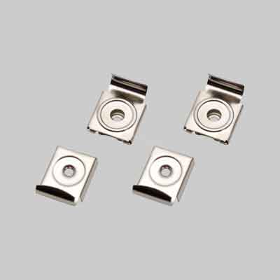 REGGISPECCHI TIPO 'ESCO' Nichelato Blister 4pz. Prezzo per Confezione.