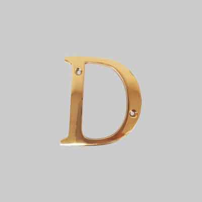 LETTERE CIVICHE D. Prezzo per Pezzo.