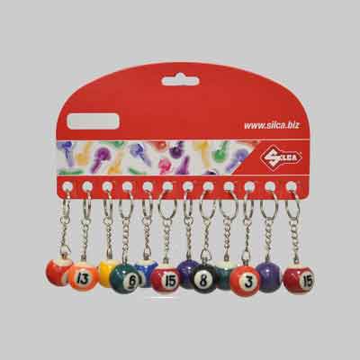 PORTACHIAVI 'PALLA DA BILIARDO' SILCA Confezione 12 pezzi. Prezzo per Confezione.