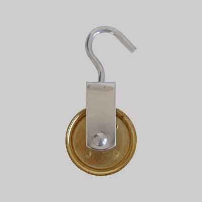 CARRUCOLA CON GANCIO mm 60. Prezzo per Pezzo.