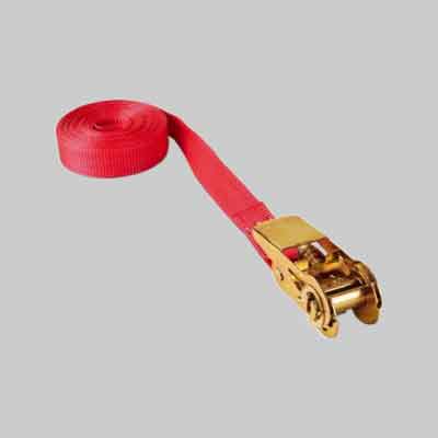 CINGHIA DI ANCORAGGIO CON MINI CRICCHETTO mm 25 - mt 4. Prezzo per Pezzo.