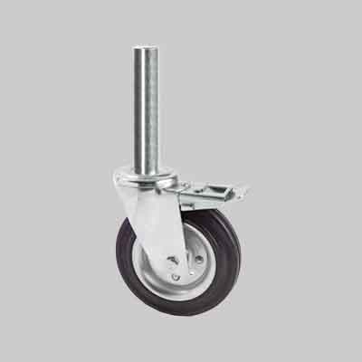 RUOTA TUBI INNOCENTI ART.103BI AVO C/FRENO mm 200x50 - portata kg 205. Prezzo per Pezzo.