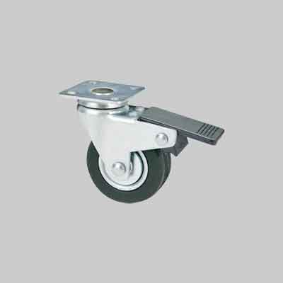 RUOTA ARREDAMENTO ART.160BIS AVO C/FRENO mm 40 - portata kg 20. Prezzo per Pezzo.