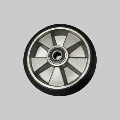 RUOTA IN GOMMA PER TRANSPALLET IDEAL STAR 200x50 mm. Prezzo per Pezzo.