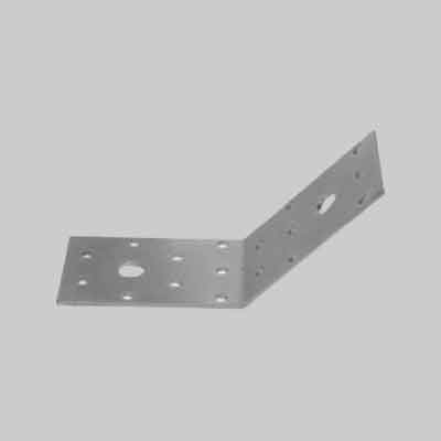 PIASTRA AD ANGOLO 135° PESANTE mm 80x80x50. Prezzo per Pezzo.