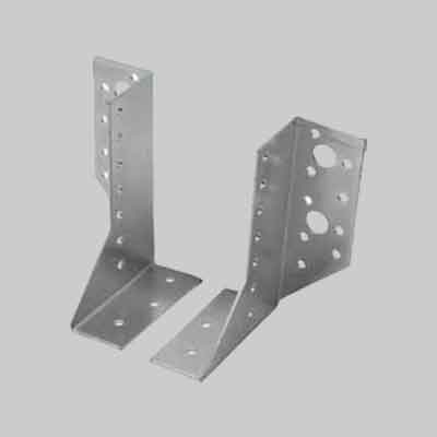 SUPPORTO PER TRAVI UNIVERSALE TIPO APERTO mm 100. Prezzo per Coppia.