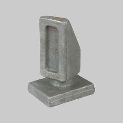 PERNO E PIASTRA SFERICA INFERIORE PER CANCELLI. Prezzo per Pezzo.