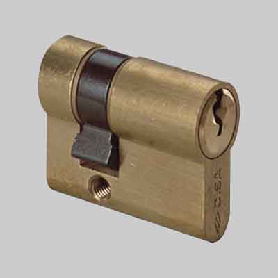 MEZZO CILINDRO EUROPEO DA INFILARE ART. 08031 CISA mm 24,5+5-10. Prezzo per Pezzo.
