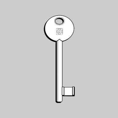 CHIAVE TIPO PATENT OTTONE 6P7D - PASSEPARTOUT. Prezzo per Pezzo.