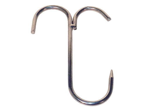 Ganci macellaio doppi 52. Prezzo per Confezione.