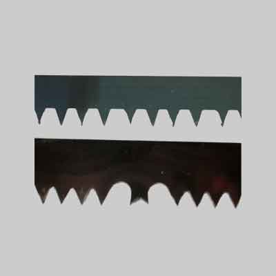 LAMA PER SEGONCINO 'ROA' cm 53 - Dentatura continua. Prezzo per Pezzo.