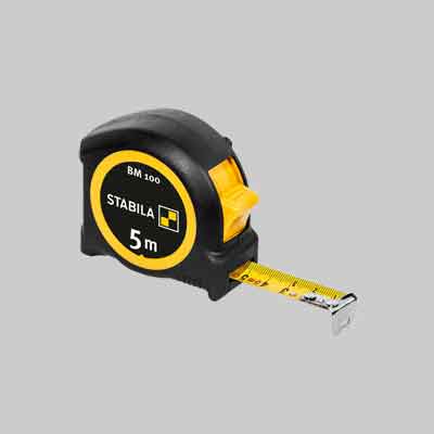 FLESSOMETRO BM 100 'STABILA' mt 3 x mm 16. Prezzo per Pezzo.