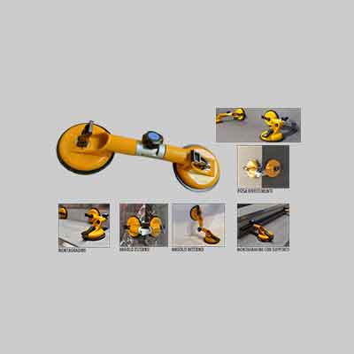 VENTOSA DOPPIA REGOLABILE PER PIASTRELLISTI Ø mm 118. Prezzo per Pezzo.