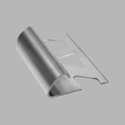 PROFILO 'JOLLY' PER RIVESTIMENTI INOX H mm 10 - Lucido - mt 2,50. Prezzo per Metro lineare.