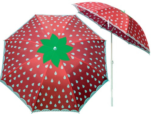 Ombrelloni spiaggia Frutta Fragola. Prezzo per Pezzo.