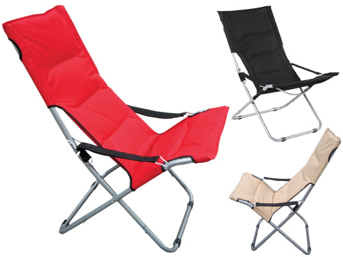 Sedie spiaggia pieghevoli imbottite Nido. Prezzo per Pezzo.