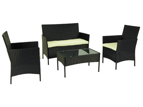 Set Rattan Panama divano tavolo e poltrone. Prezzo per Pezzo.