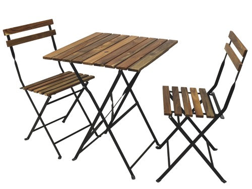 Set Bistrot Woody tavolo e sedie. Prezzo per Pezzo.