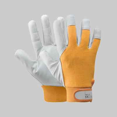 GUANTO FIORE OVINO/COTONE Tg. 10. Prezzo per paio.