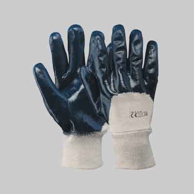 GUANTO COTONE/IMPREGNATO NBR CON POLSINO Tg. 10. Prezzo per paio.