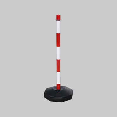 COLONNINA DI DELIMITAZIONE CON BASE cm. 90. Prezzo per Pezzo.