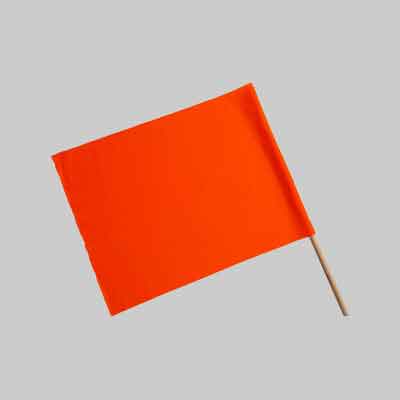 BANDIERA SEGNALETICA cm 80x60. Prezzo per Pezzo.