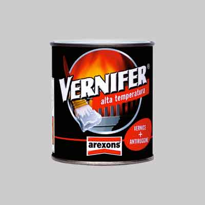 SMALTO ALTA TEMPERATURA 'VERNIFER' ml 500 - Nero satinato. Prezzo per Pezzo.