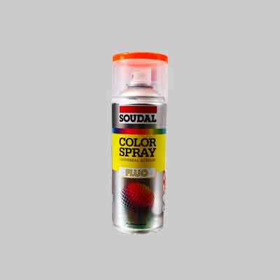 BOMBOLETTA SPRAY FLUORESCENTE SOUDAL ml 400 Rosso. Prezzo per Pezzo.