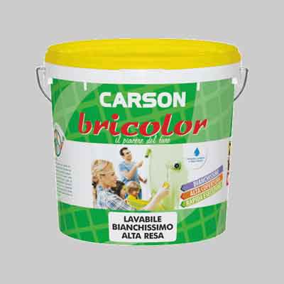 IDROPITTURA LAVABILE BIANCHISSIMO 'BRICOLOR' lt 5. Prezzo per Pezzo.