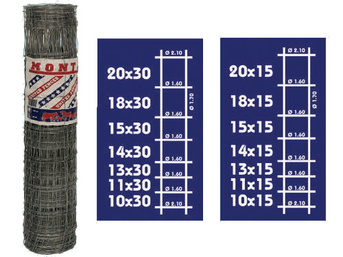 Reti annodate United Fences Montana. Prezzo per rotolo.