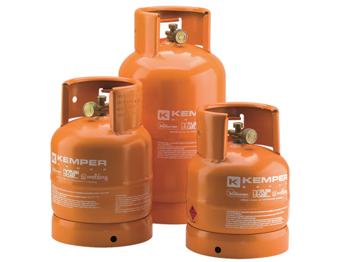 Bombole vuote per gas. Prezzo per Pezzo.