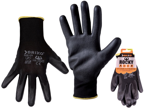 Guanti Brixo Rocky Nylon/PU. Prezzo per paio.